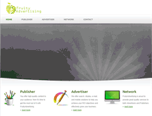 Tablet Screenshot of fruityadvertising.com